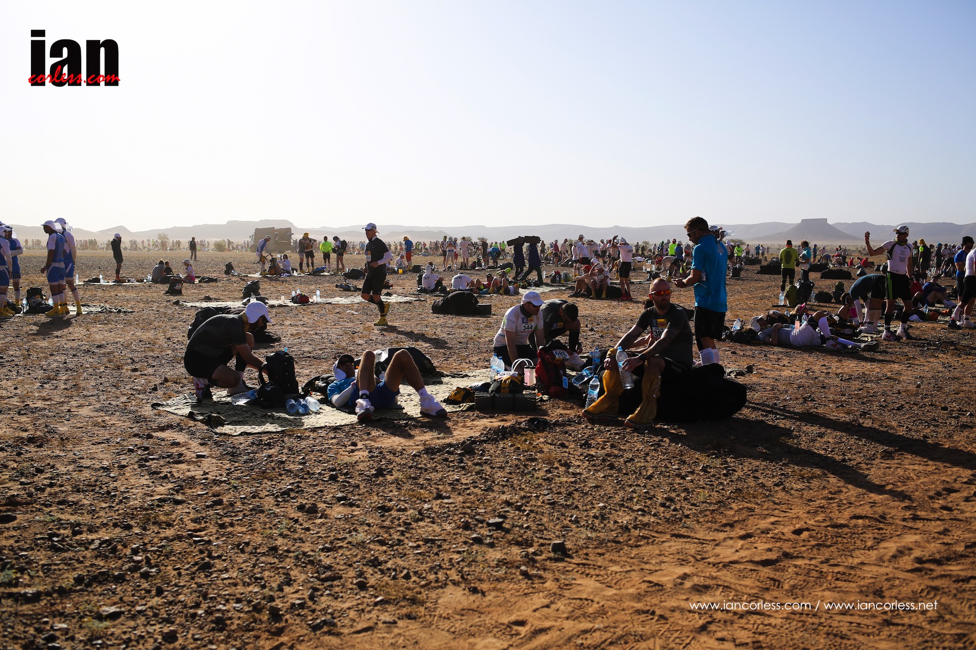 Marathon des Sables Camp Bivouac morning