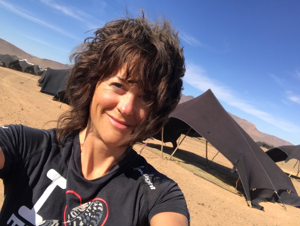 Elisabet Barnes Marathon des Sables Bivouac