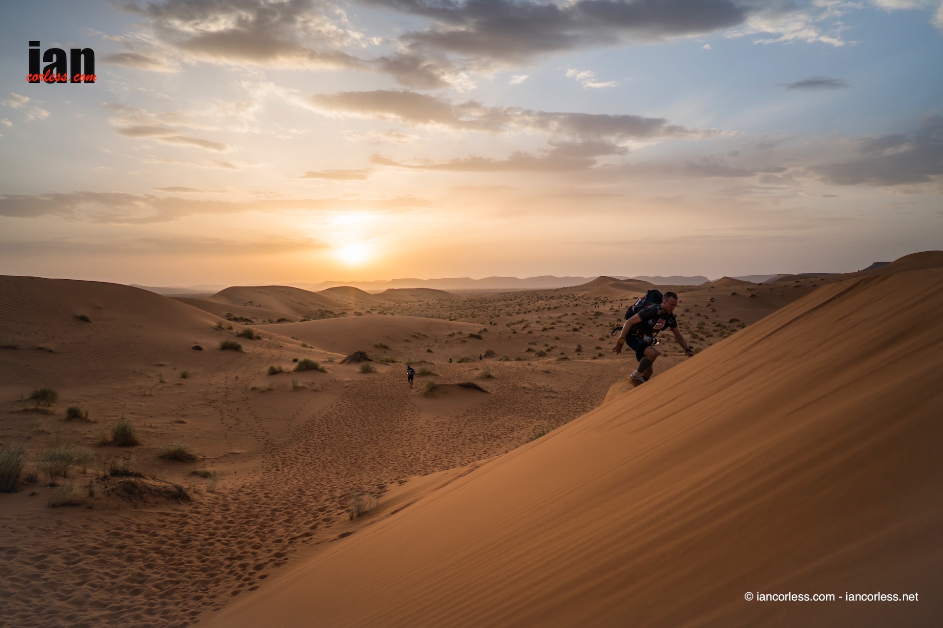 Marathon des Sables sunset dunes