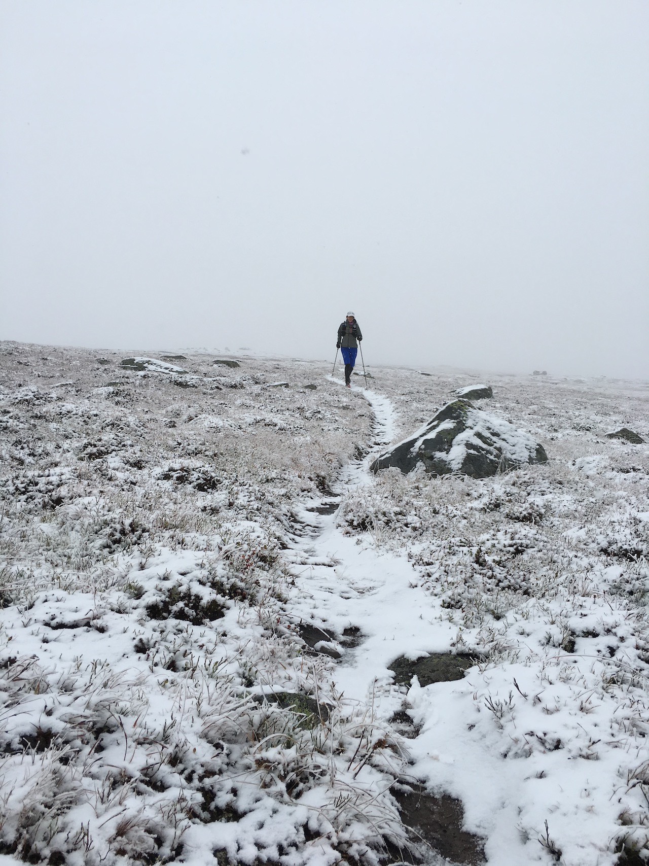 Kungsleden snow Elisabet Barnes