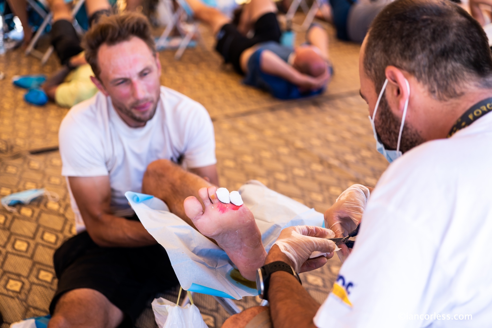 Foot care Marathon des Sables