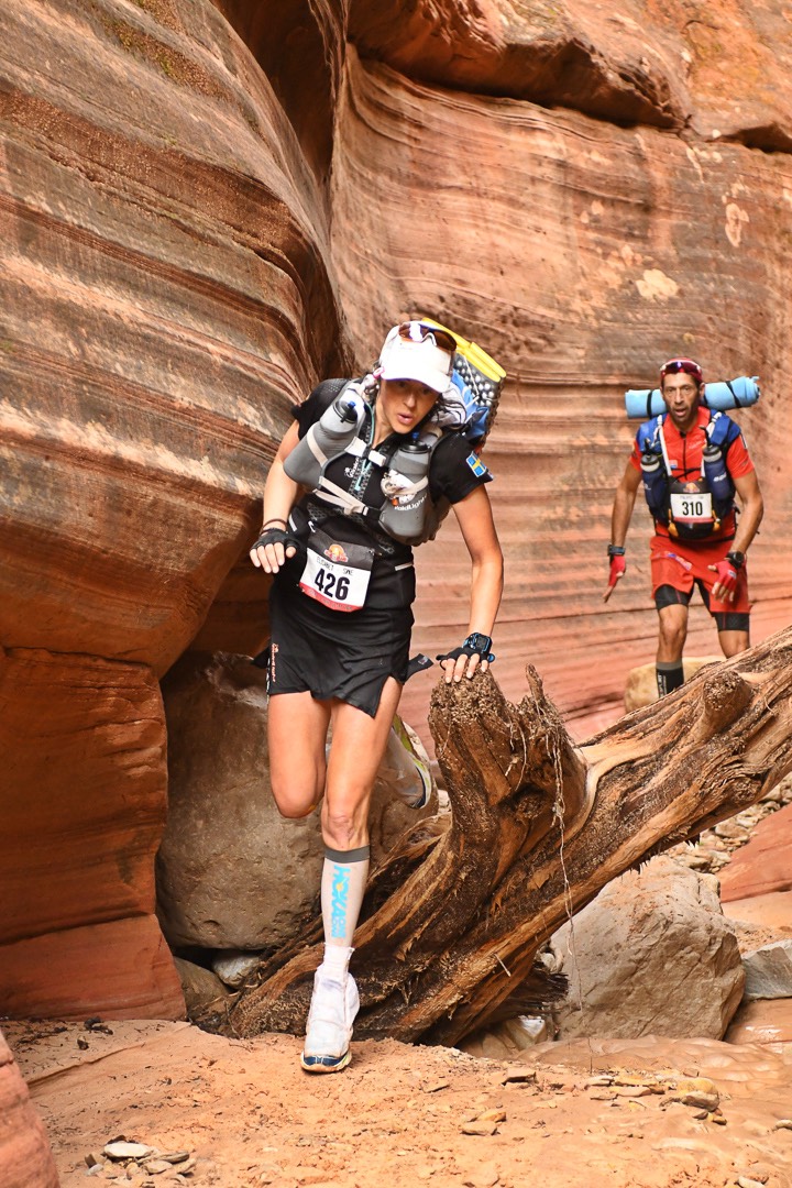 UltraCoach running in Grand to Grand Slot Canyon