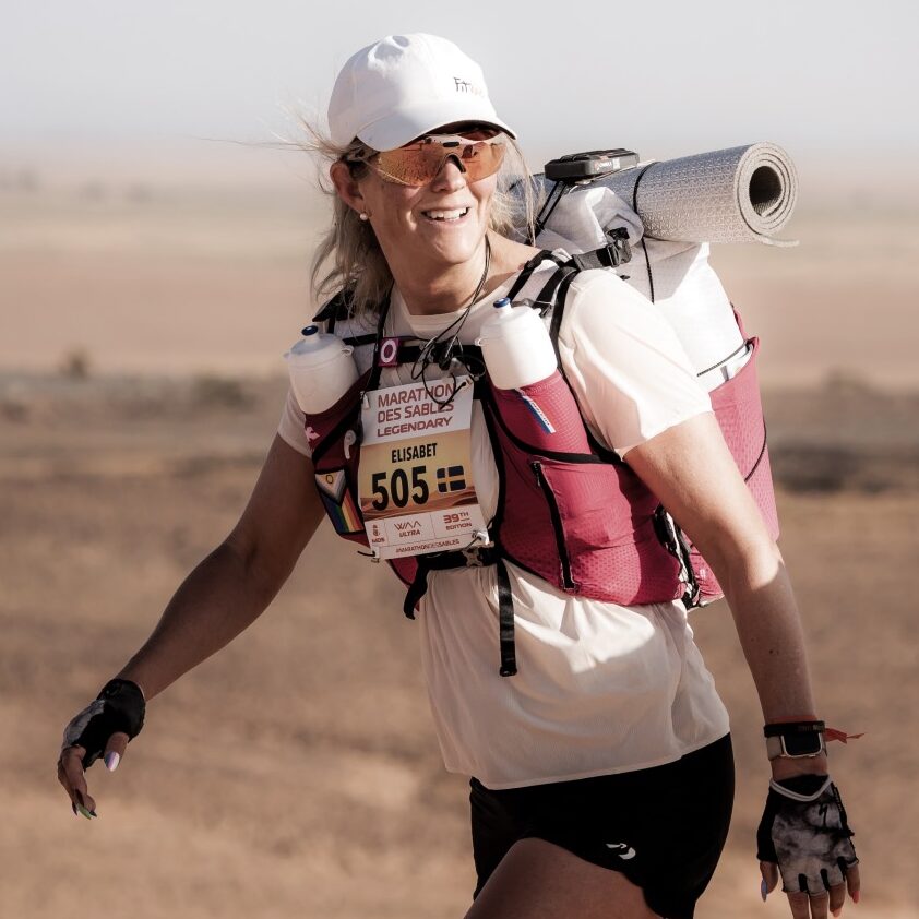 Elisabet Barnes in Marathon des Sables